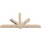 Ekena Millwork Kennewick Smooth Timber Gable Bracket, Douglas Fir, 96"W x 48"H x 5 1/2"D x 5 1/2"F, 12/12 Pitch GBW096X48X0606KEN00SDF - alternate 3
